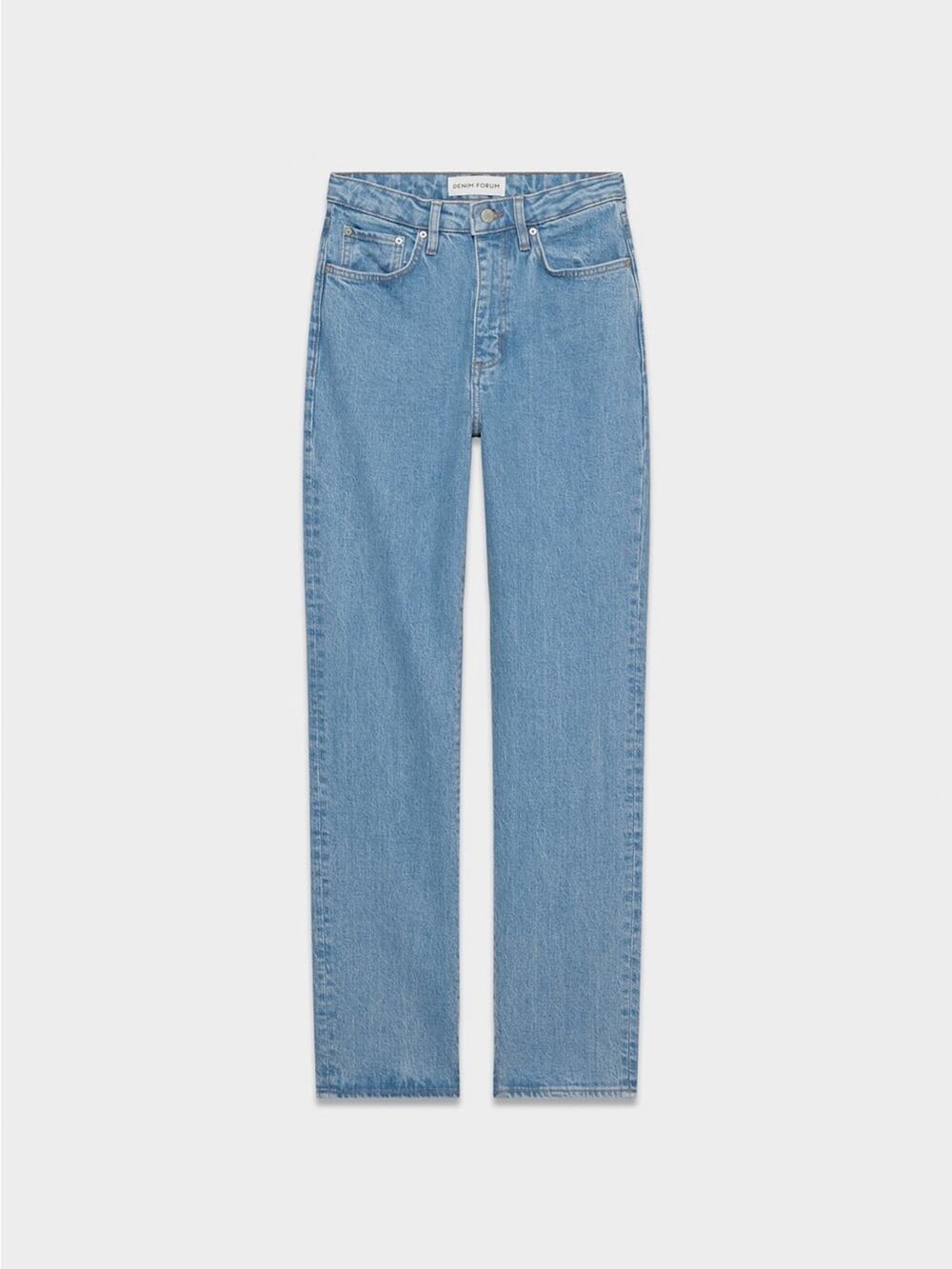 Aritzia Denim Forum Rowan Super Hi-Rise Straight Jeans Light Blue 27